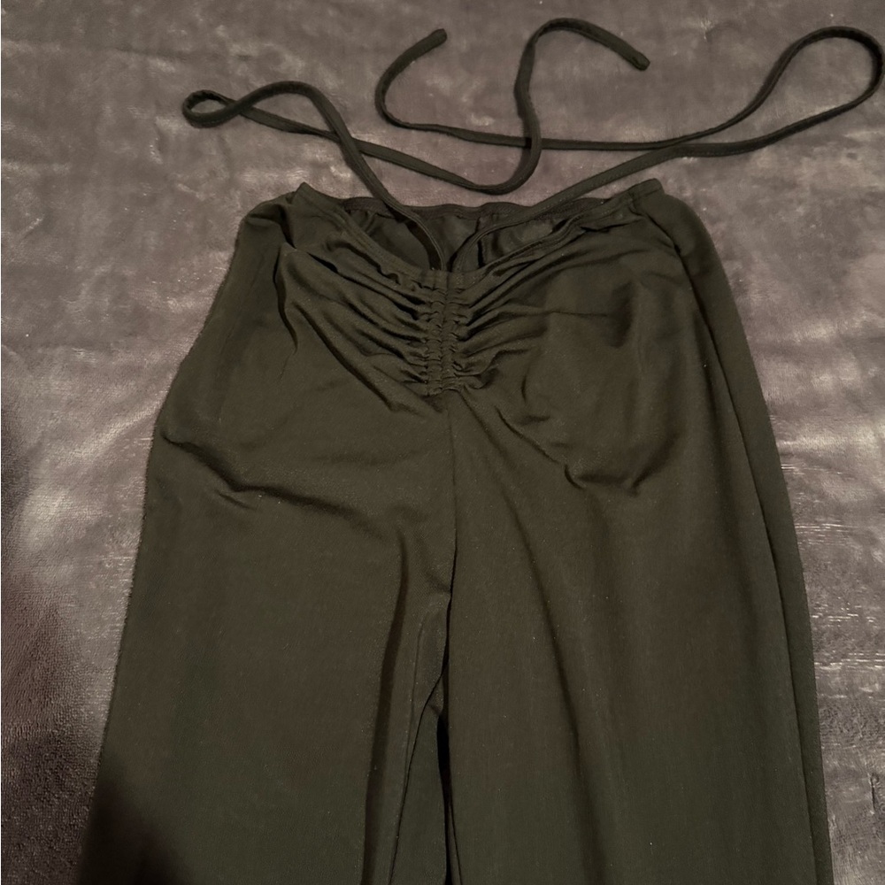 SHEIN Black Halter Jumpsuit